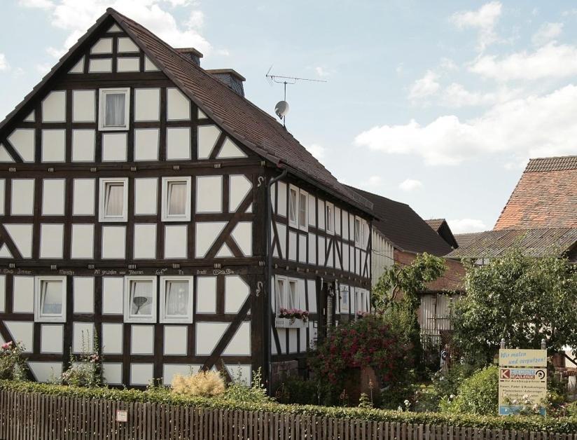 WERTS HOF gemütliche Ferienwohnung 1 Rauschenberg Exterior foto